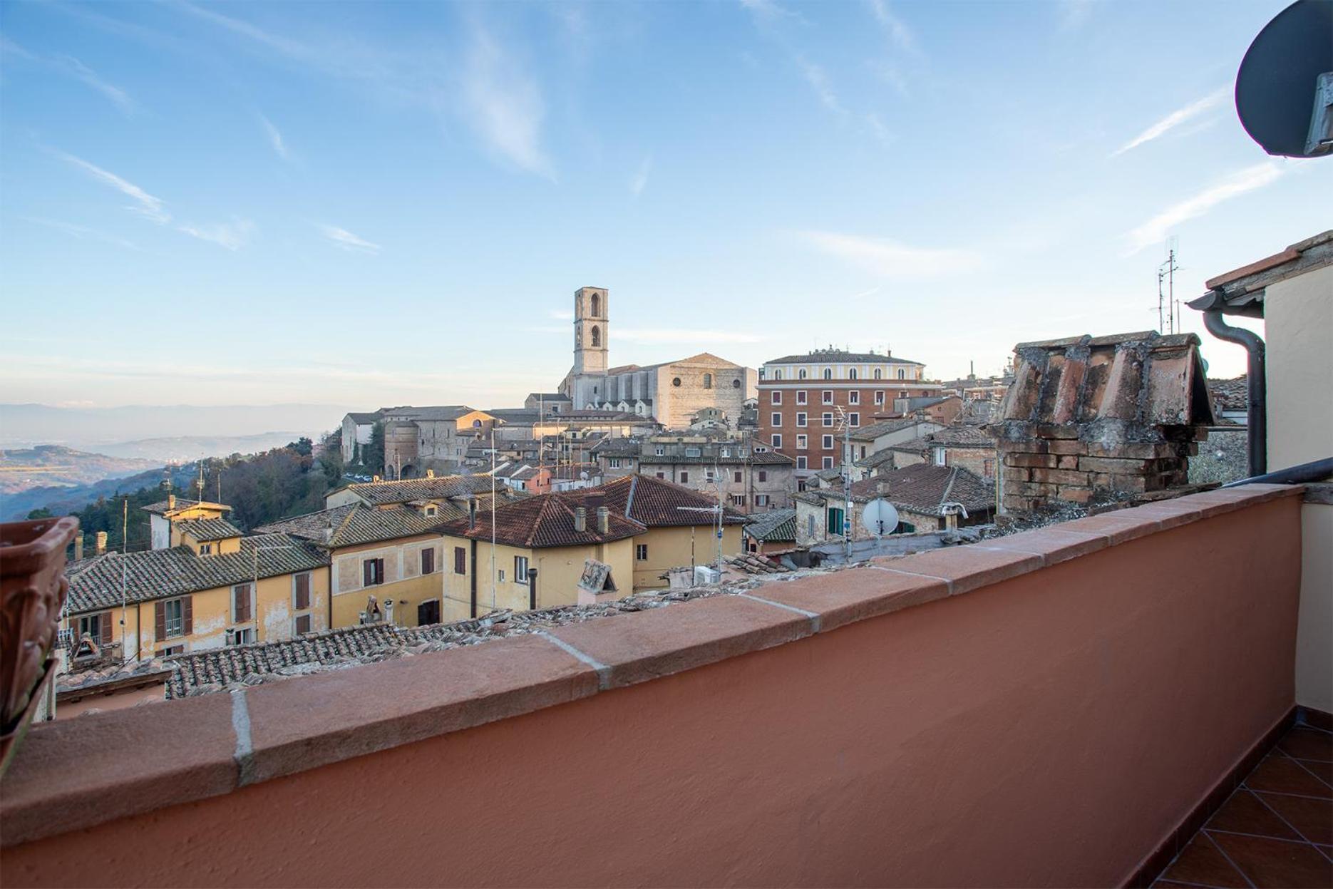 Panoramic Apt - A Due Passi Dal Centro - Italywego Perugia Exterior foto